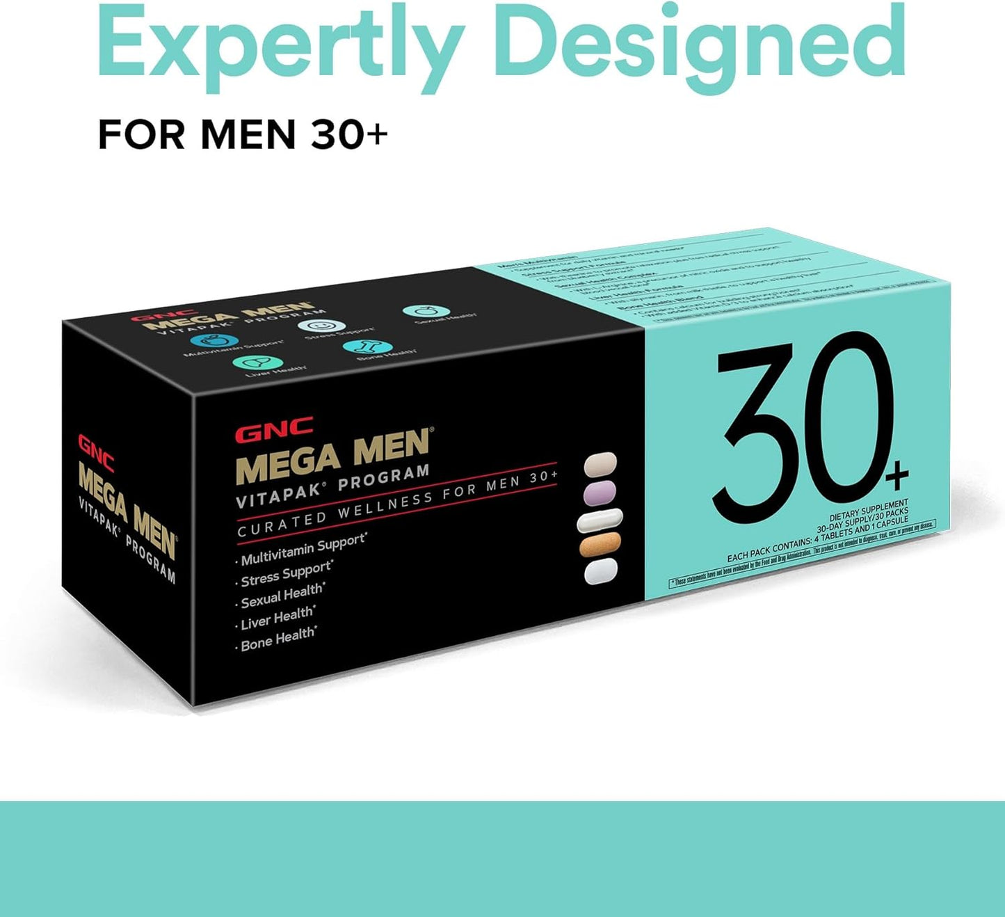 Men’s 30+ Daily Vitapak – 5-in-1 Multivitamins