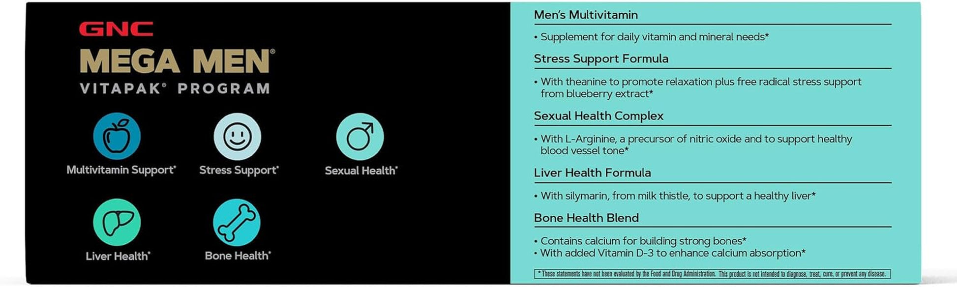 Men’s 30+ Daily Vitapak – 5-in-1 Multivitamins